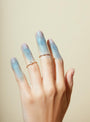 Tonal Four-Step Ring 14k Yellow Gold by WWAKE | Couverture & The Garbstore