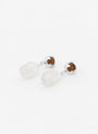Beam Pearl Earrings Amber Brown by CLED | Couverture & The Garbstore
