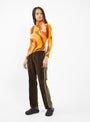 Logan Top Orange Print by Rejina Pyo | Couverture & The Garbstore