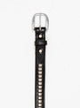 Clincher Belt Black & Silver by Tory Leather | Couverture & The Garbstore