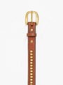 Clincher Belt Oakbark Brown & Brass by Tory Leather | Couverture & The Garbstore