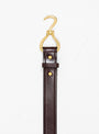 Hoof Pick Belt Havana Brown & Brass by Tory Leather | Couverture & The Garbstore
