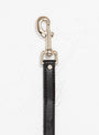 Rolled Leather Dog Leash Black & Silver by Tory Leather | Couverture & The Garbstore