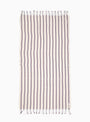 Mute Cotton & Linen Towel Red, Navy & Natural by Mizar & Alcor | Couverture & The Garbstore