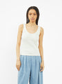 Ribbed Vest Ecru by PICO | Couverture & The Garbstore