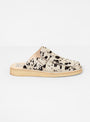 Side Seam Mules White Cow Print by Garbstore x Padmore & Barnes | Couverture & The Garbstore