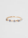 Tonal Four-Step Ring 14k Yellow Gold by WWAKE | Couverture & The Garbstore