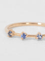 Tonal Four-Step Ring 14k Yellow Gold by WWAKE | Couverture & The Garbstore