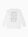 x Garbstore LS Tour T-shirt White by Unified Goods | Couverture & The Garbstore