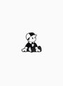 Boy Enamel Pin Black & White by Pawa Speed Sports | Couverture & The Garbstore