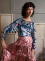 Cream Velvet Blouse Smashed Cherry by Henrik Vibskov | Couverture & The Garbstore