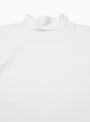 Long Sleeve High Neck Tee White by Drop Out Sports | Couverture & The Garbstore